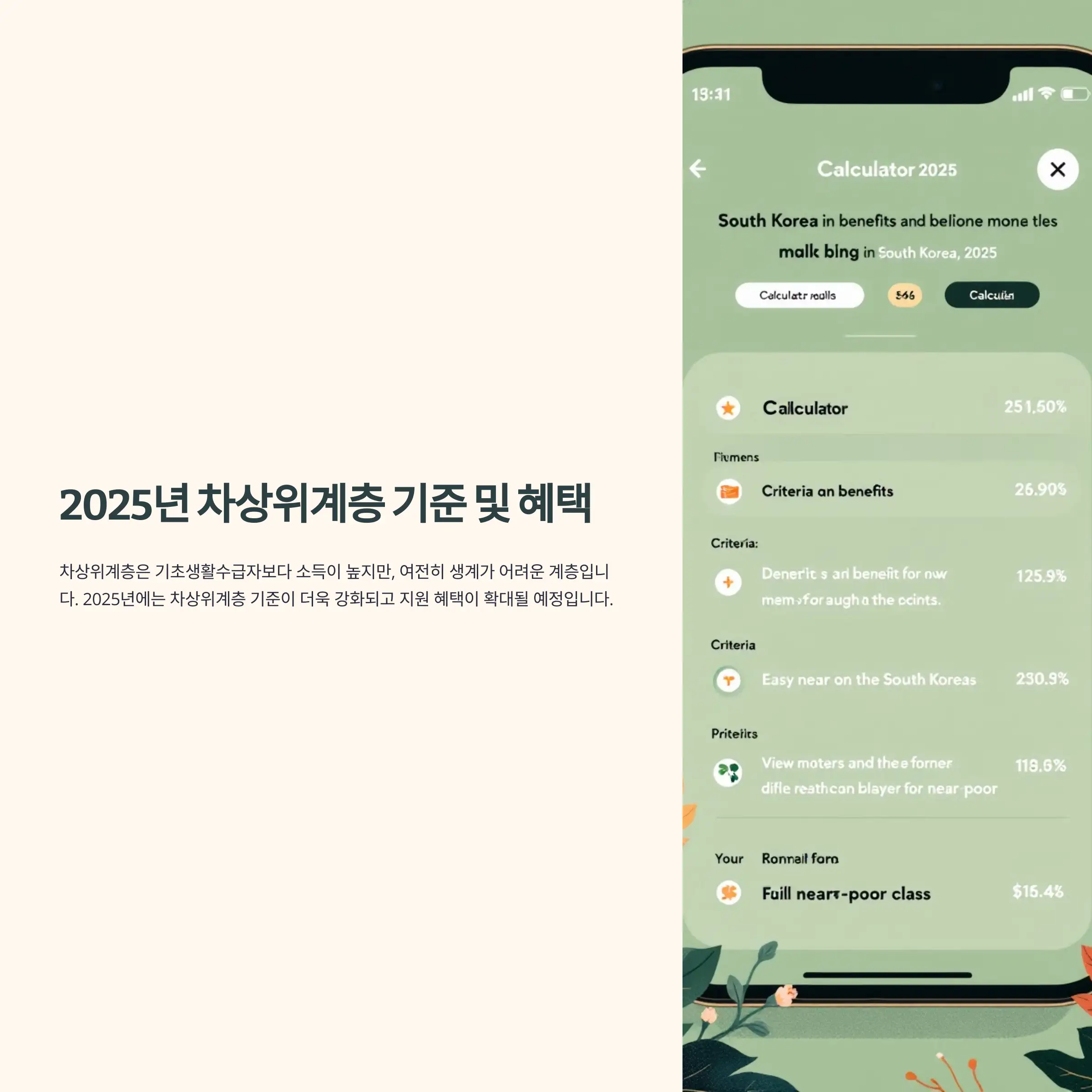 2025년 차상위계층 기준 및 혜택