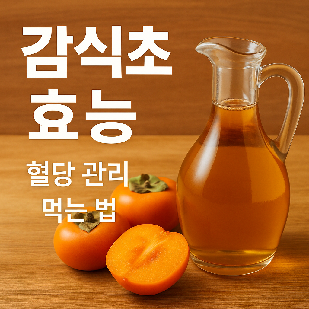 감식초 효능, 혈당 관리와 올바른 먹는 법 총정리