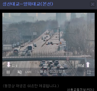 실시간 교통정보 CCTV 서비스로 스마트한 운전 생활