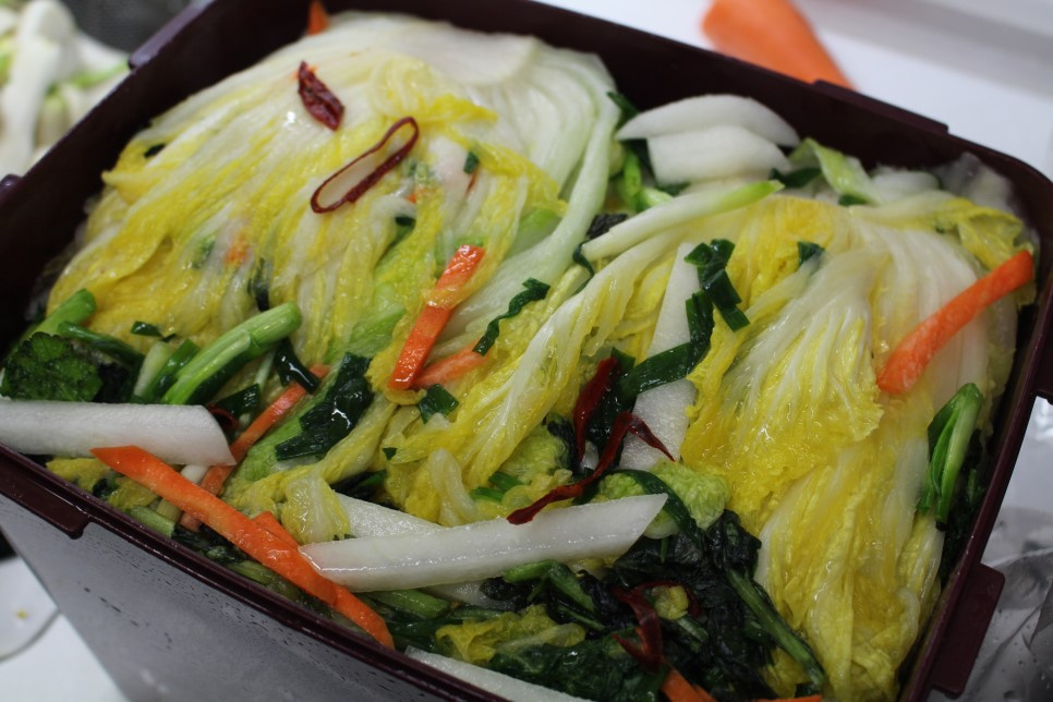 백김치 맛있게 담는법