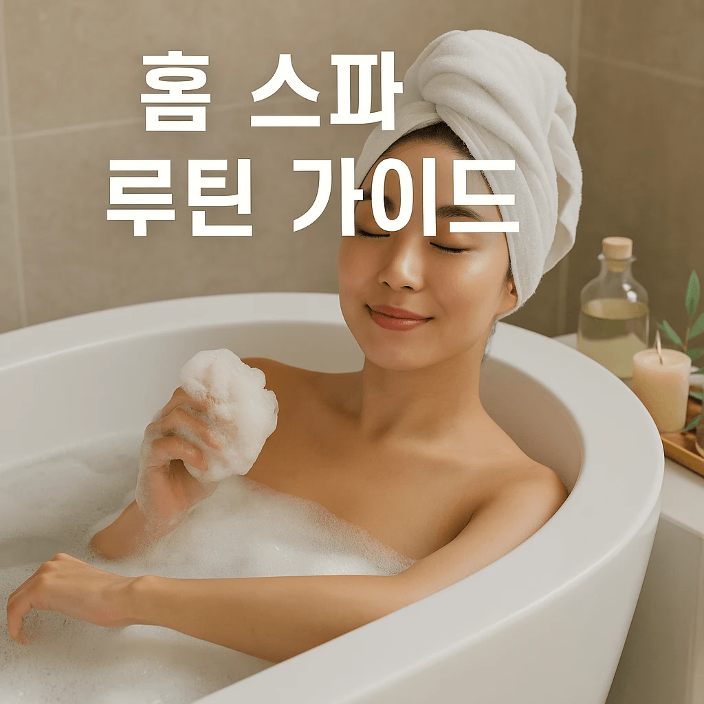 홈 스파 루틴 가이드