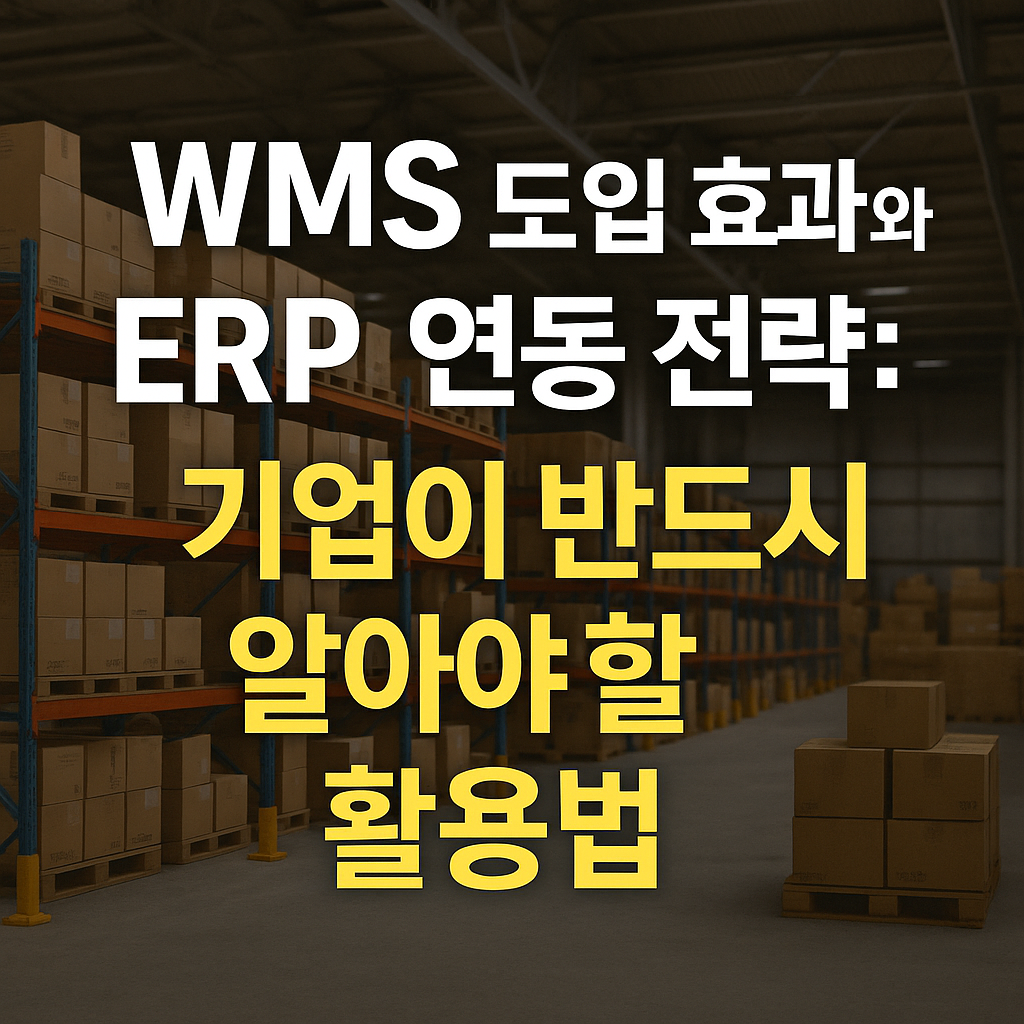 WMS 도입 효과와 ERP 연동 전략