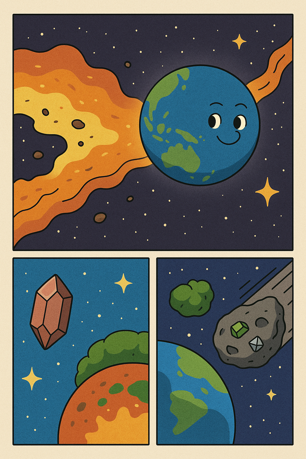 제1편. 지구의 탄생과 최초의 광물들 &ndash; 하늘에서 온 시그널