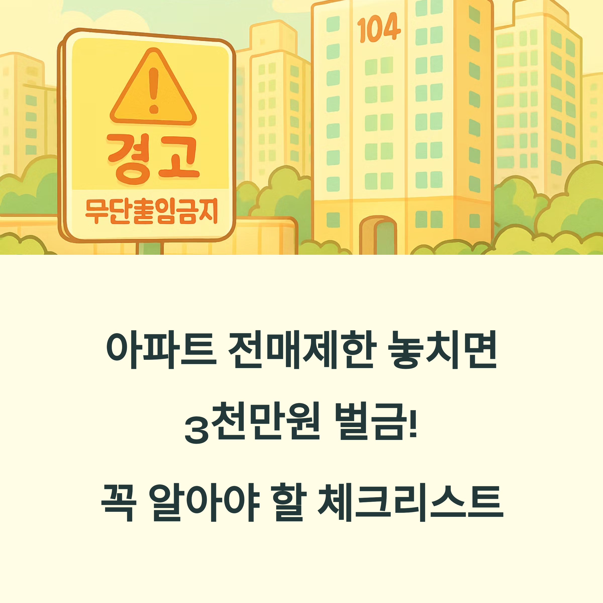 아파트 전매제한