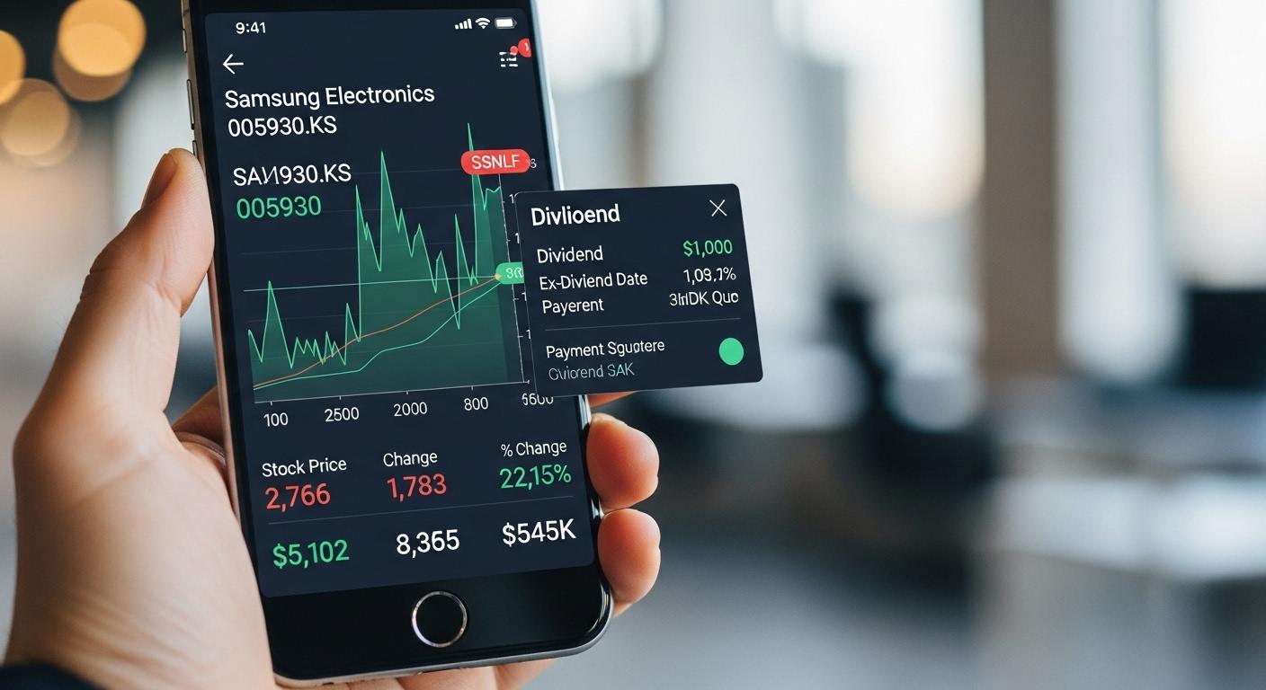 삼성전자 주가 배당금 3분기