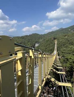 경남 거창군 위천면 수승대 출렁다리