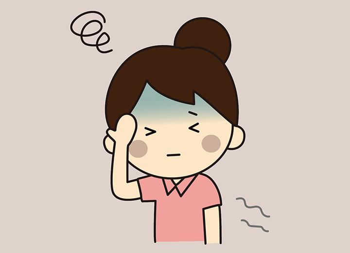 어지러움-증상이-있는-여성