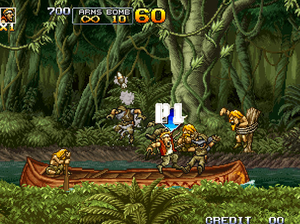 메탈슬러그5 플레이화면2