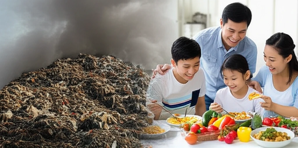 쓰레기 줄여 환경 보호 식비 절약 음..