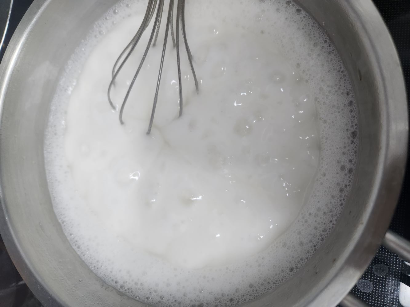 찹쌀풀 끓이기