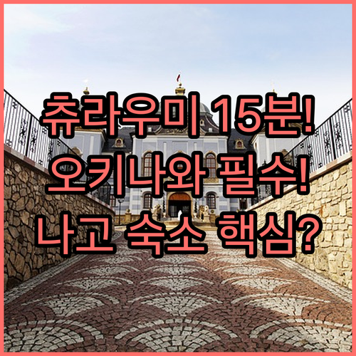 오키나와 나고 숙소 츄라우미 수족관 ..