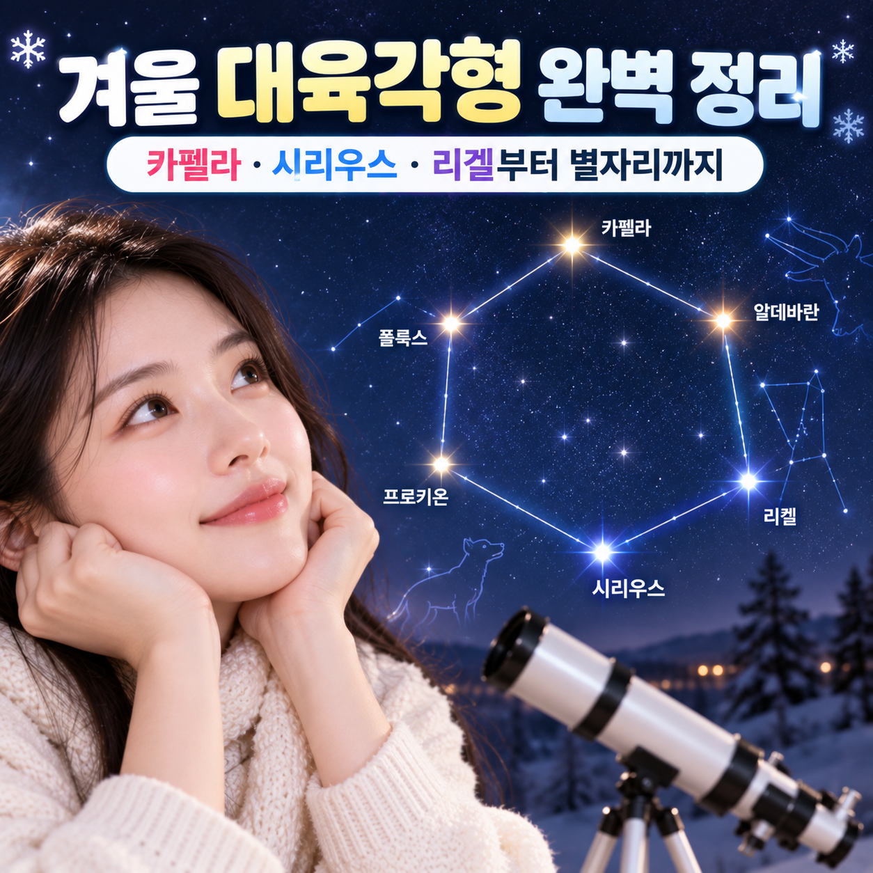 겨울 대육각형