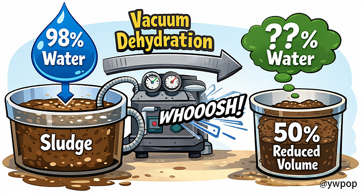 탈수 후 슬러지의 함수율