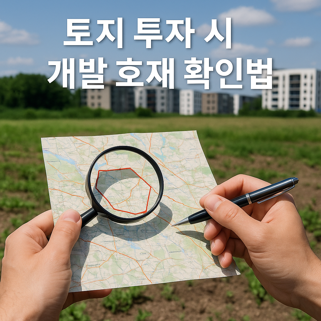 토지 투자 시 개발 호재 확인법