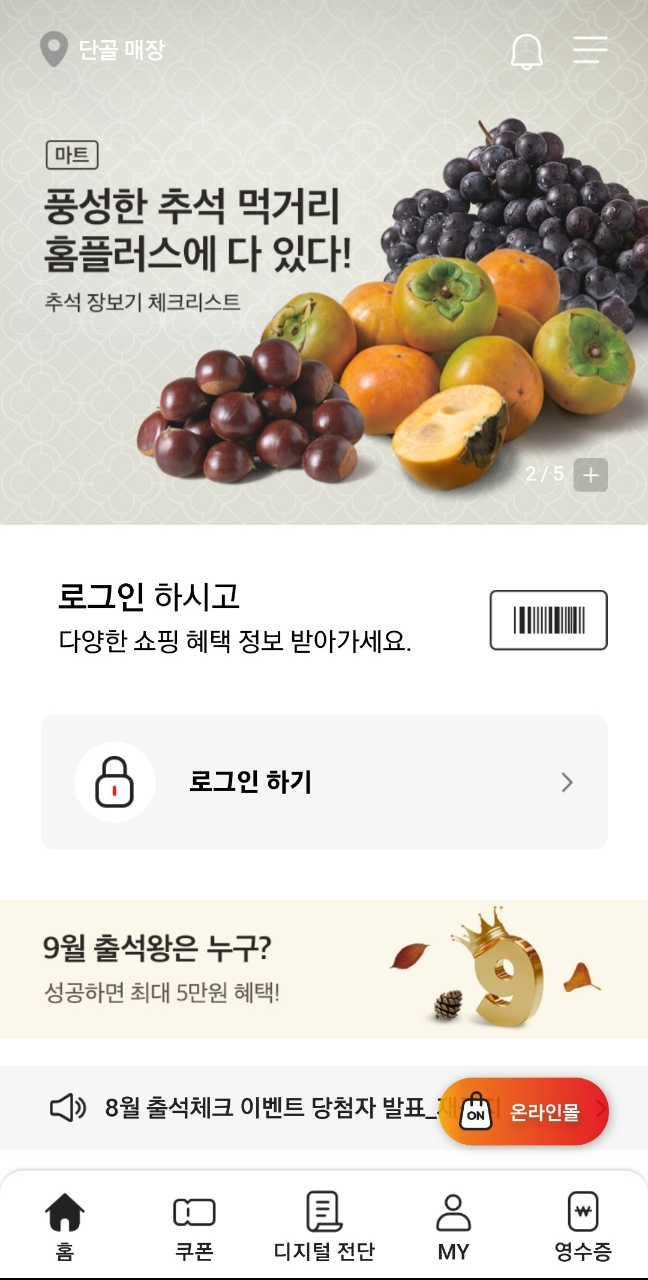 홈플러스 예시