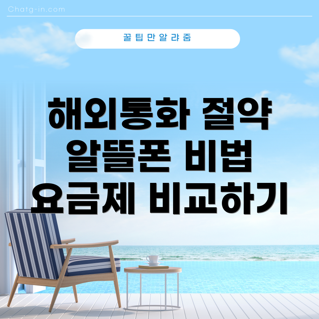 해외통화 요금제