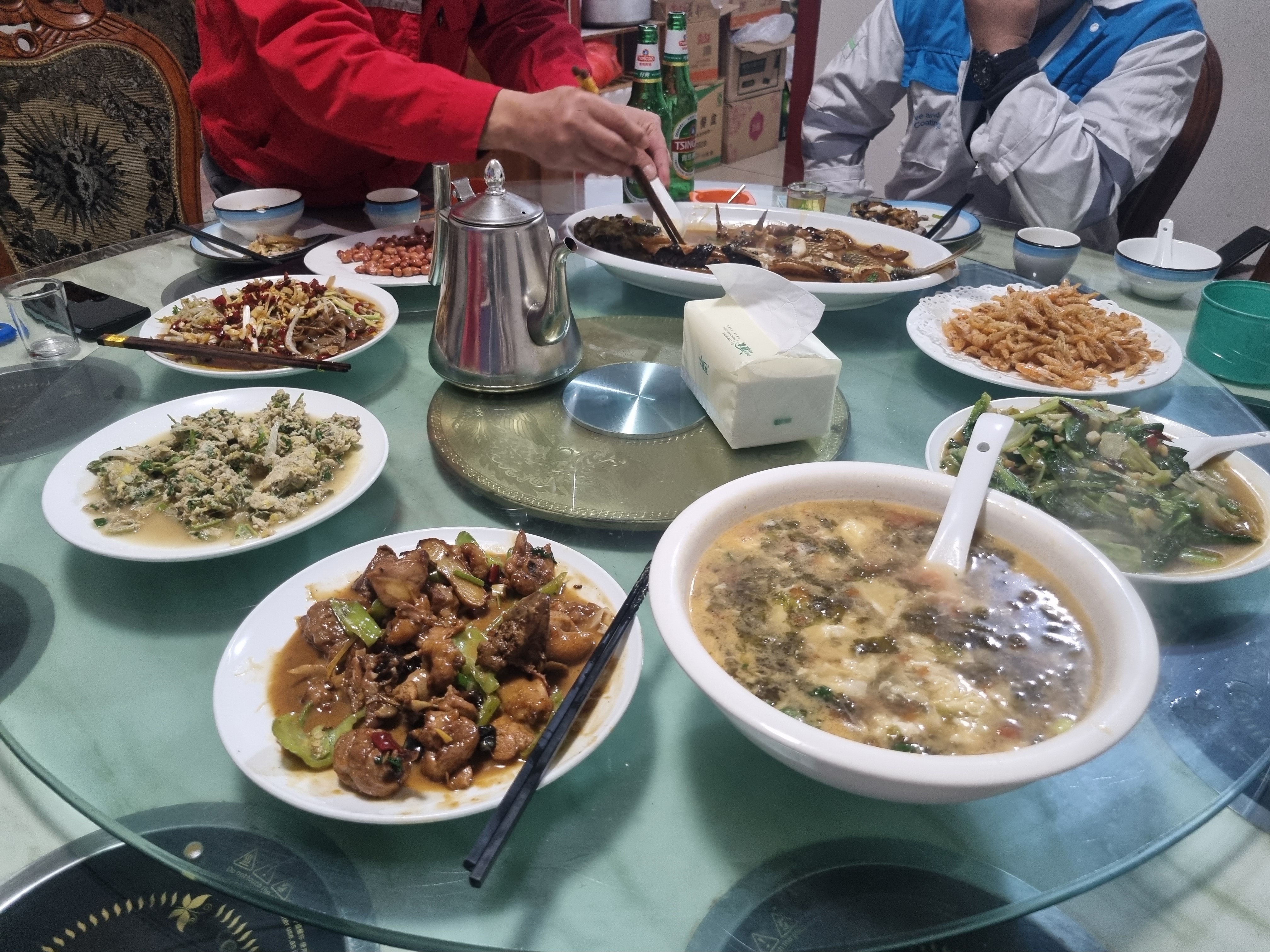 진짜 칭다오 로컬푸드 구경하기