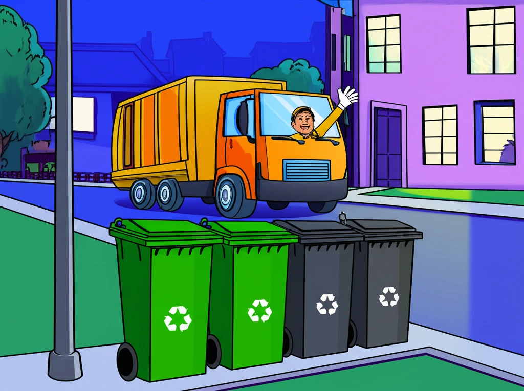 과태료 없는 방화동 폐기물 배출 대형..