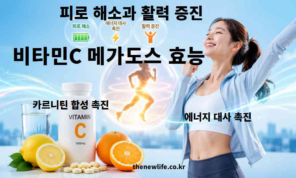 비타민C 메가도스 효능 피로 해소 활력 증진