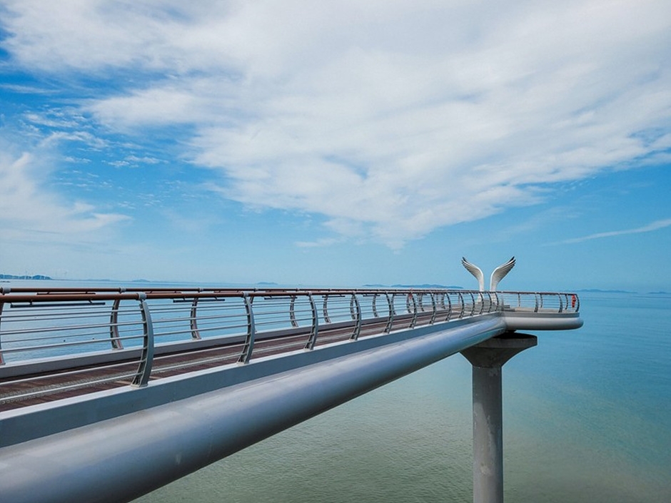 백수해안도로 노을전망대