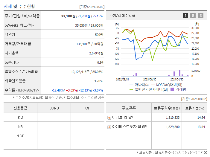 아나패스_기업개요
