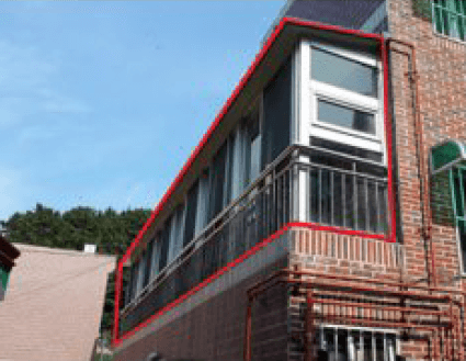 발코니 무단 증축