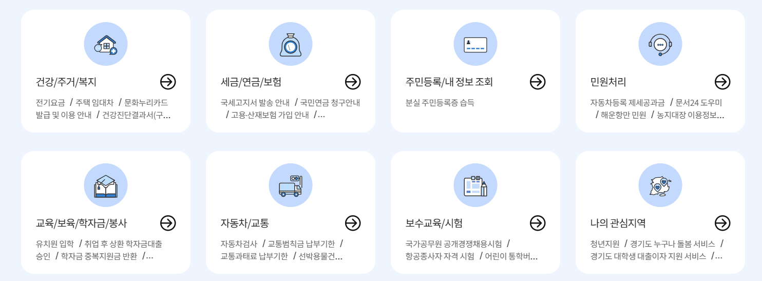 국민비서 홈페이지