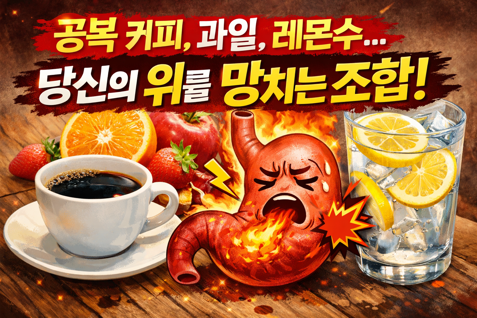 공복에 먹으면 위험한 음식 궁합