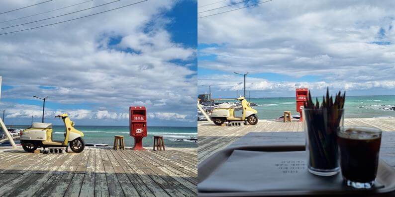 제주-카페-라라라-바다뷰-세화해수욕장