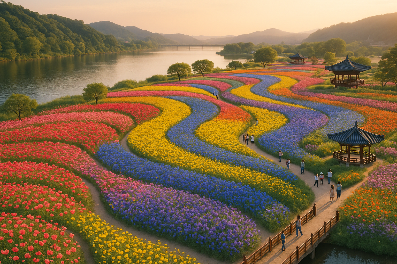 [자라섬 꽃 페스타 2025] 가평 봄꽃 여행지 추천 🌼 입장료·주차·운영시간 총정리!