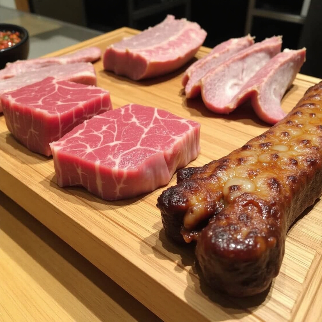 후쿠오카 니쿠노 야마쇼 추천 메뉴 &ndash; 유자 폰즈 곁들인 일본식 갈비