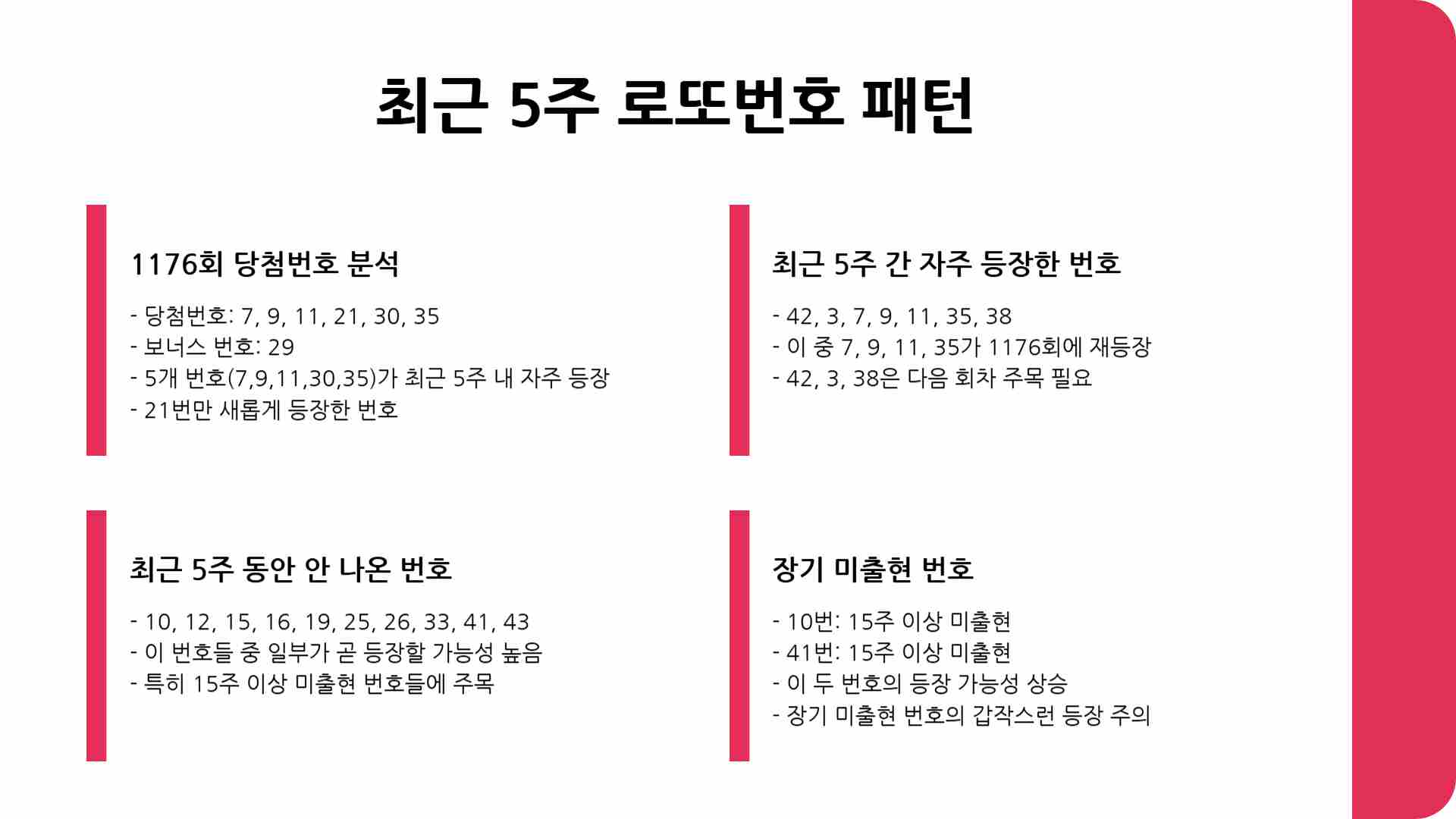 1177회 로또예상번호 확인하기