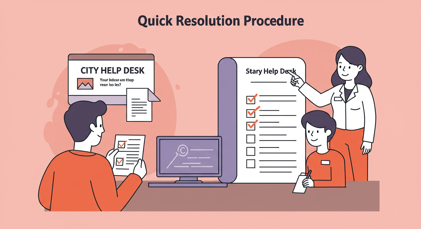 문자 미수신 문제를 가장 빠르게 해결하는 절차를 안내하는 일러스트