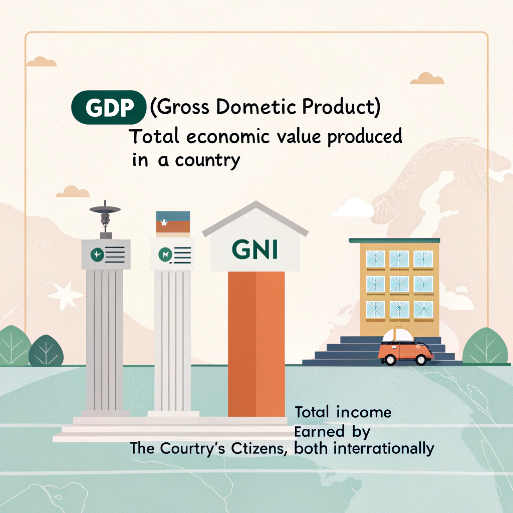 국민총소득과 국내총생산 차이