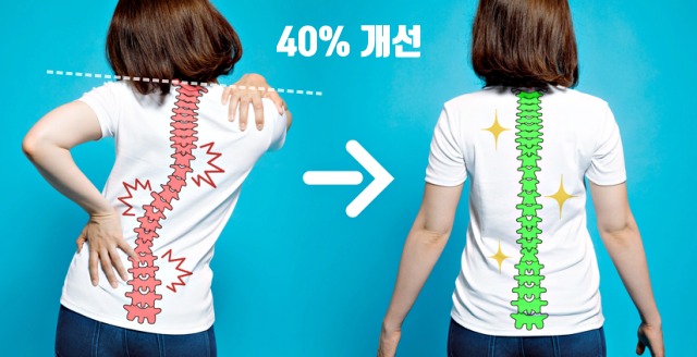 쇄골라인 만들기, 몸매교정, 척추측만 교정 운동법