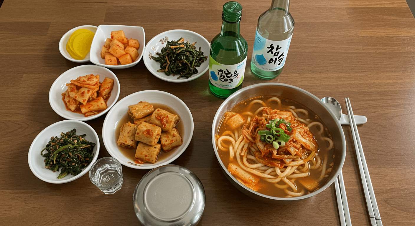 투다리 김치우동, 김치우동 레시피, 얼큰우동 만들기, 우동국물 비법, 안주 우동, 김치요리, 술안주 우동
