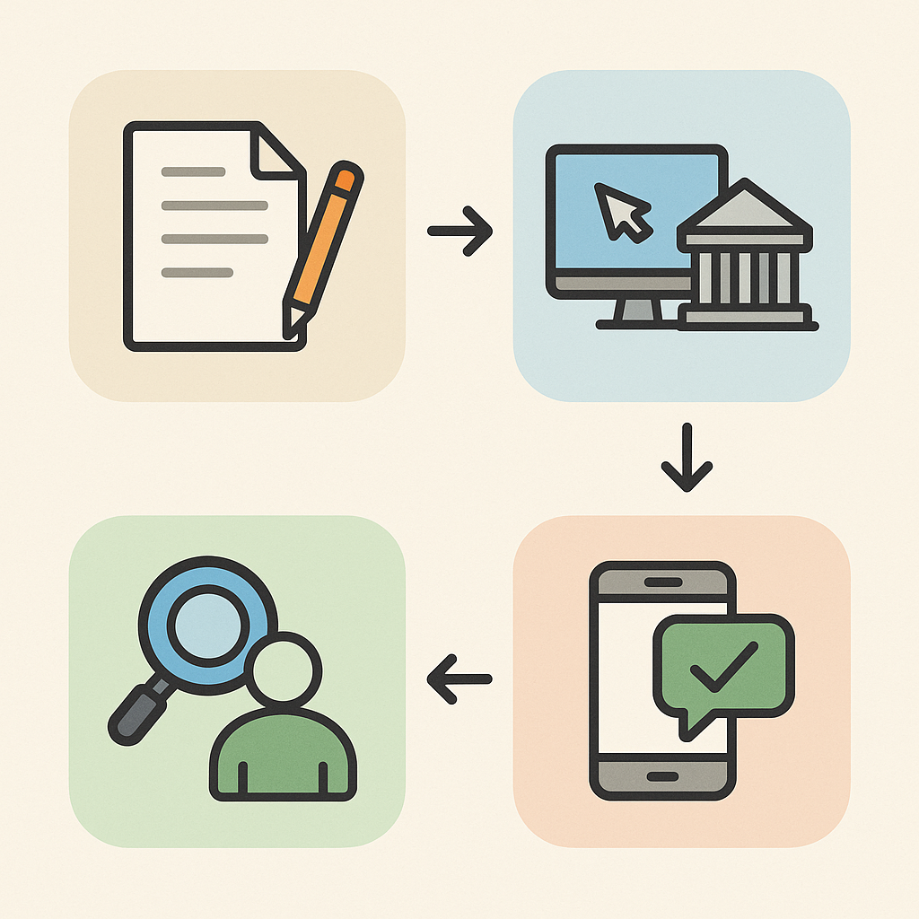 복지로 사이트 신청 장면