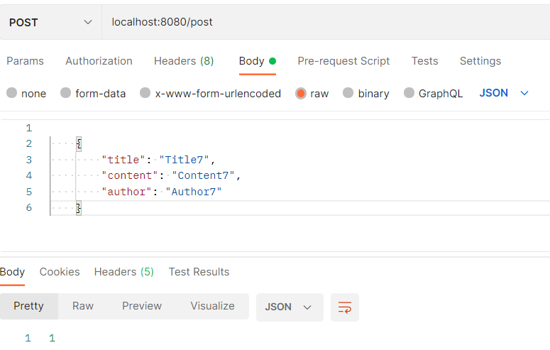 postmapping by postman