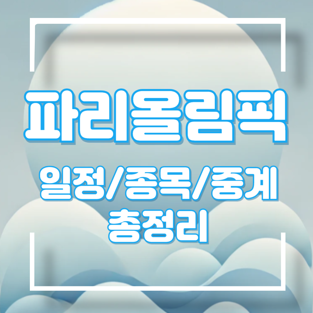 파리올림픽 총정리