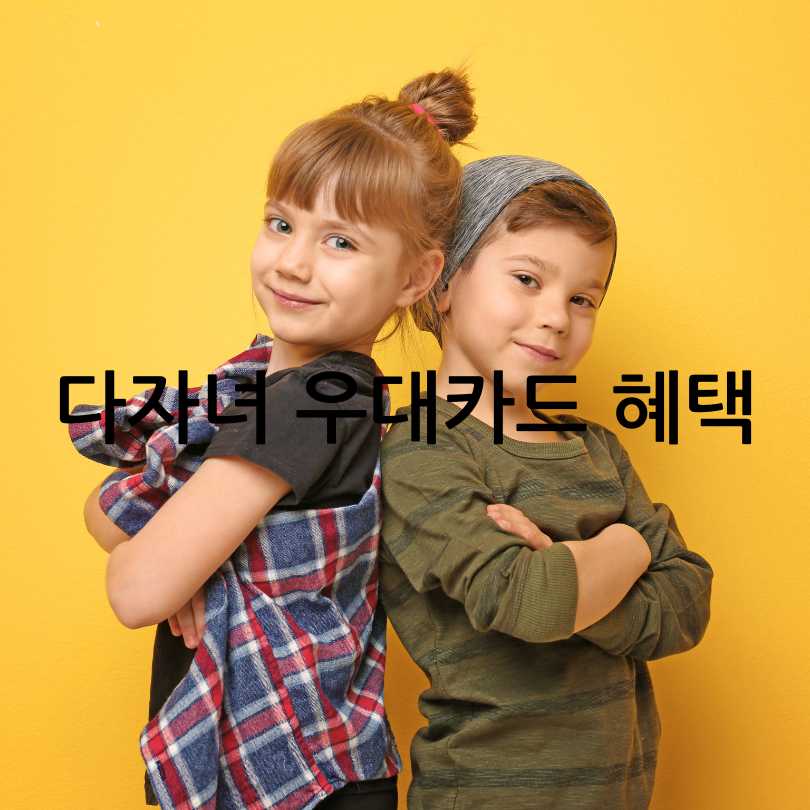 서울시 다자녀 우대카드