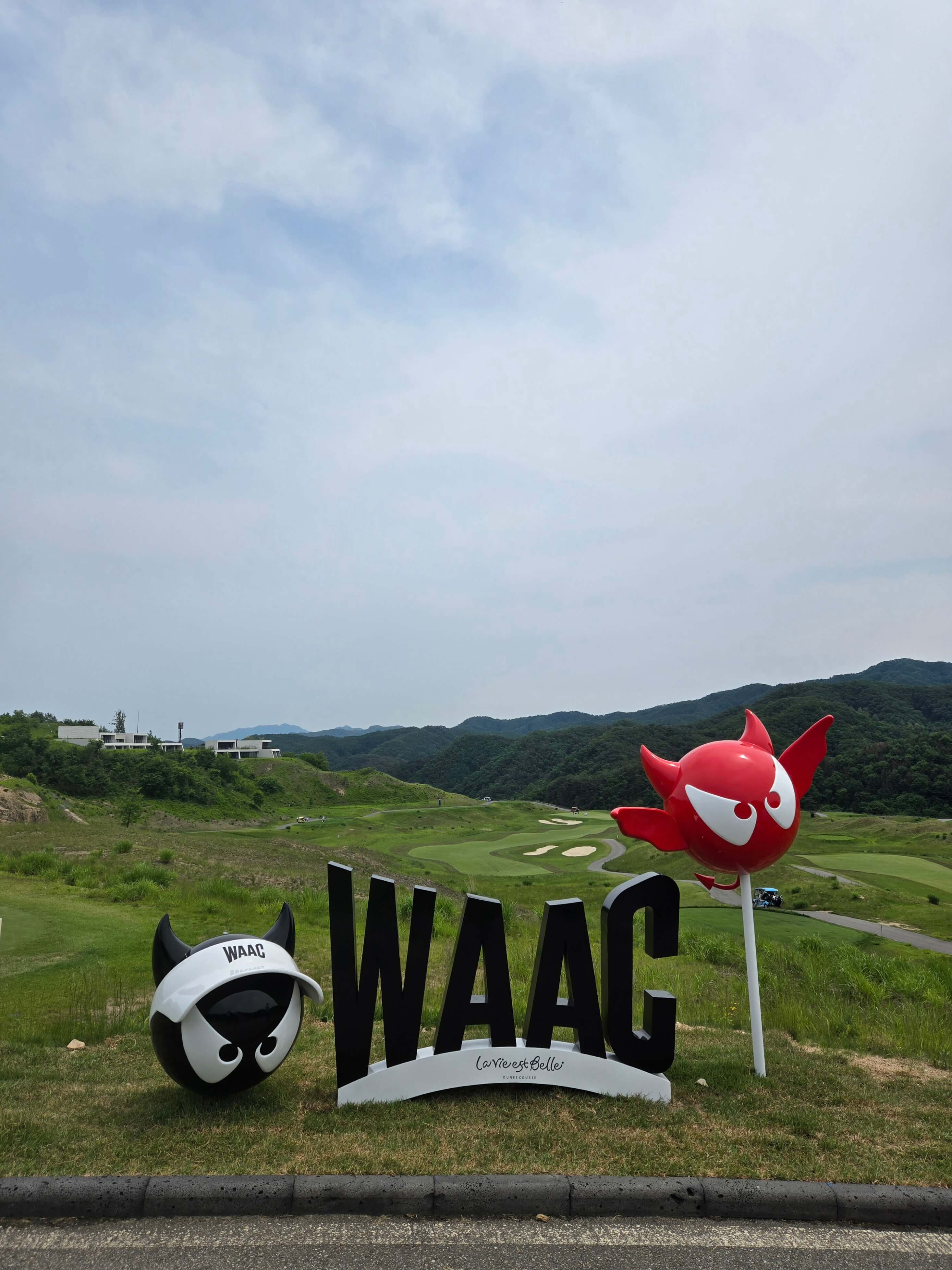 코오롱 골프브랜드 WAAC 오브제