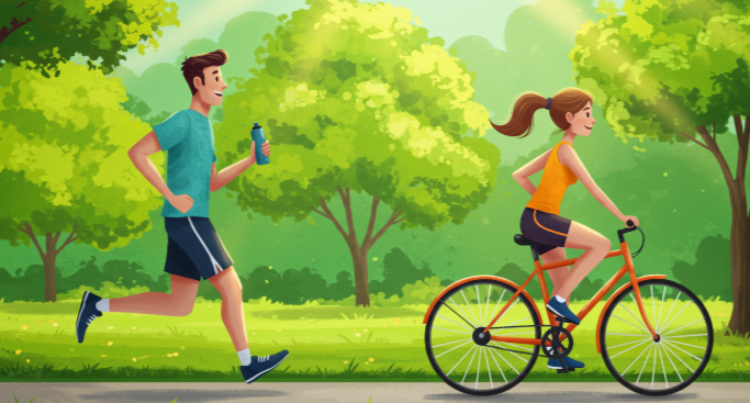 여름철 실외 운동