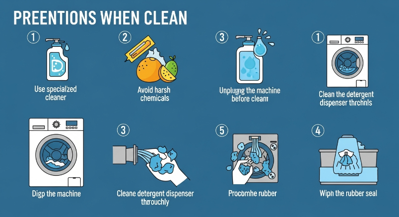 세탁기 전용 클리너 사용