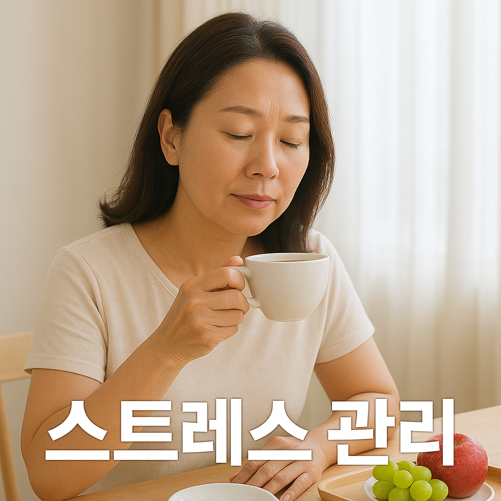 얼굴처짐 개선을 위한 스트레스 관리