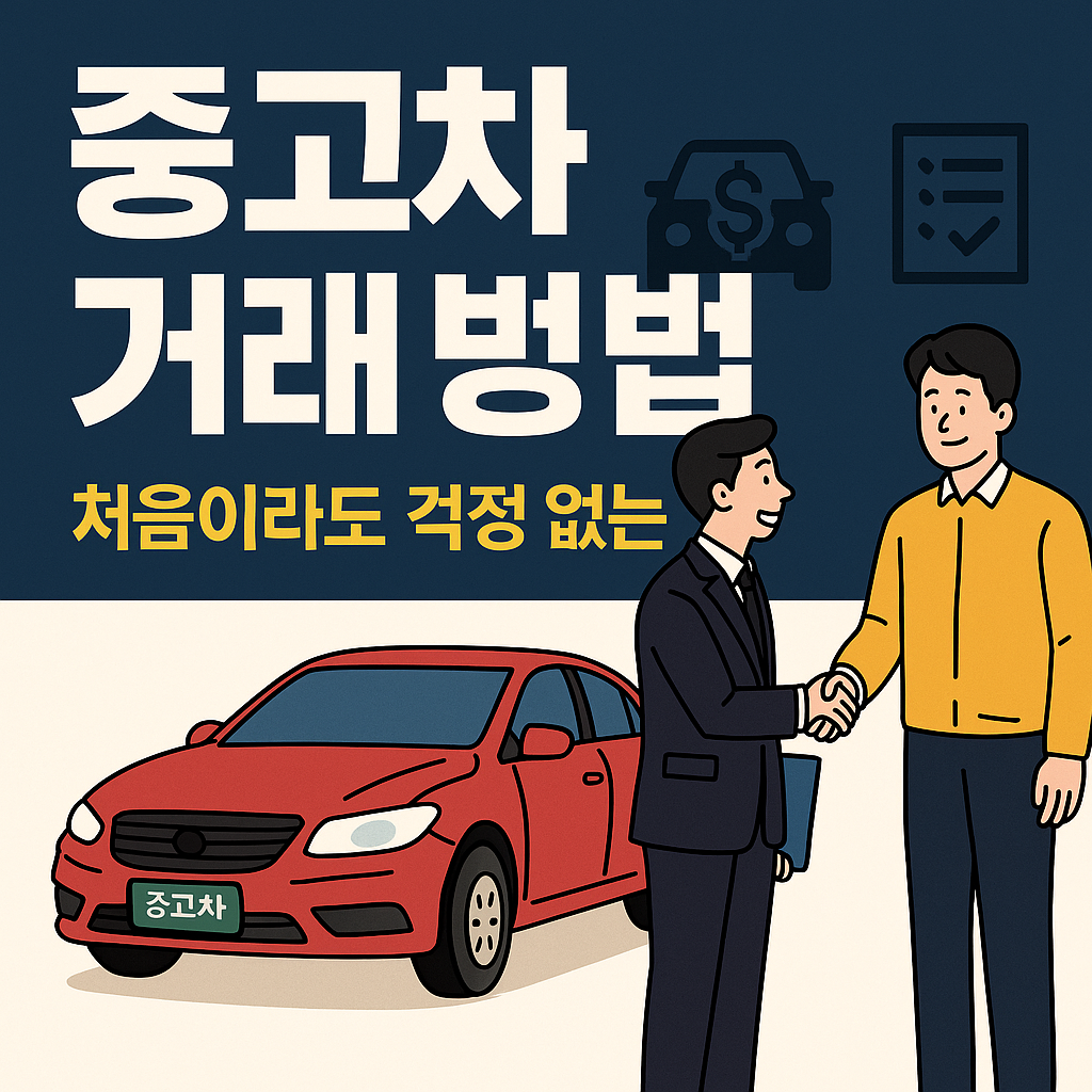 중고차 거래하는 사람