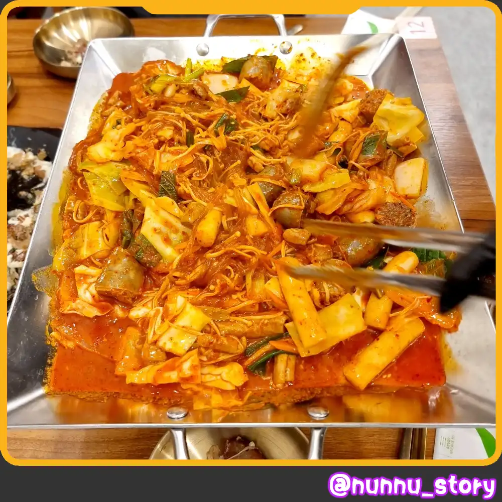 순대실록 부산 순대실록 순대곱창볶음 