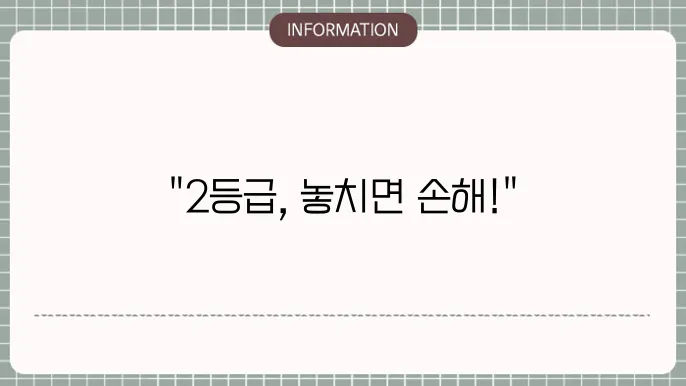 장기요양등급 2등급 혜택: 지원 내용 빠르게