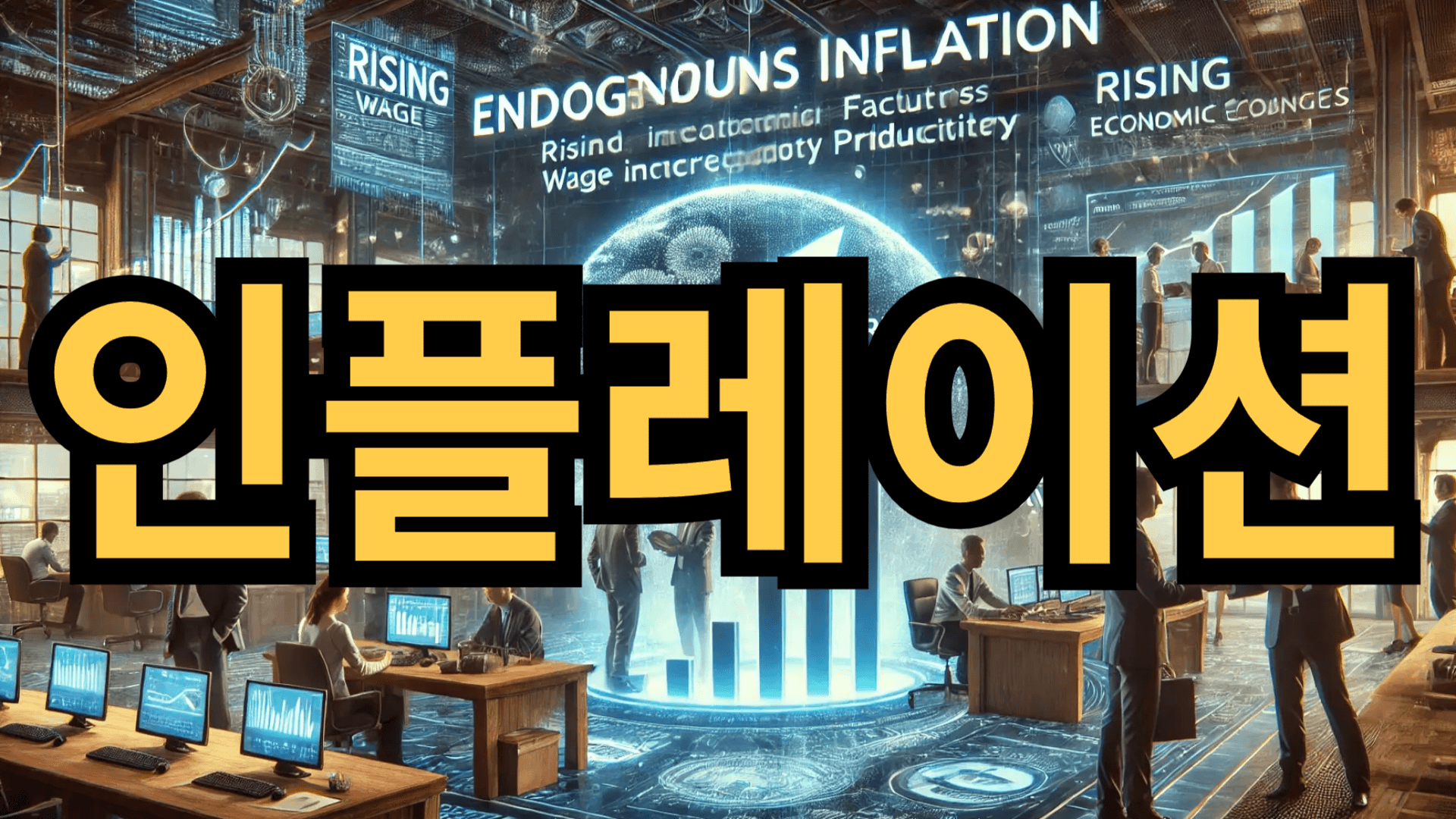 화폐 가치가 하락하고 물가가 지속적으로 상승하는 현상을 말합니다