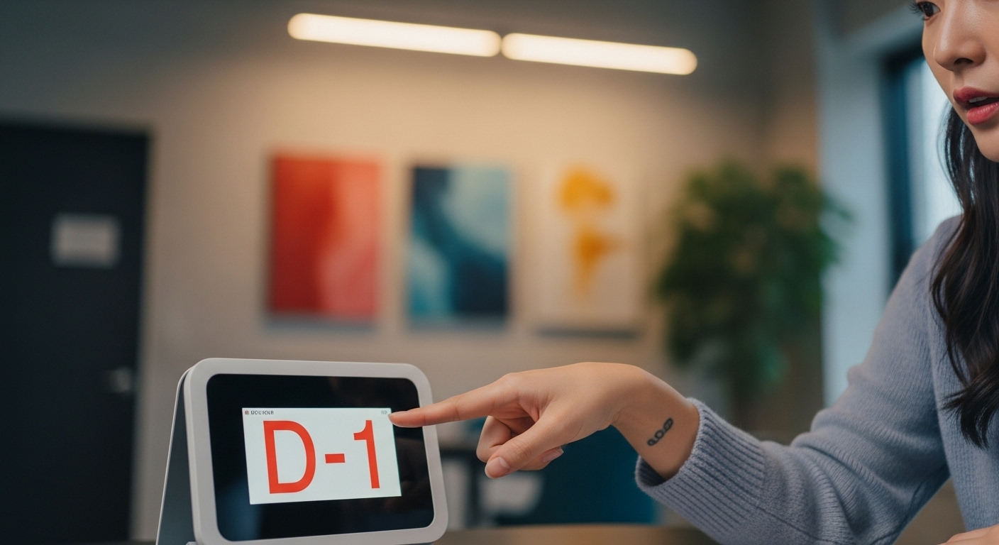 시간의 중요성을 강조하는 달력과 여자의 손, 사후피임약 복용 골든타임을 상징