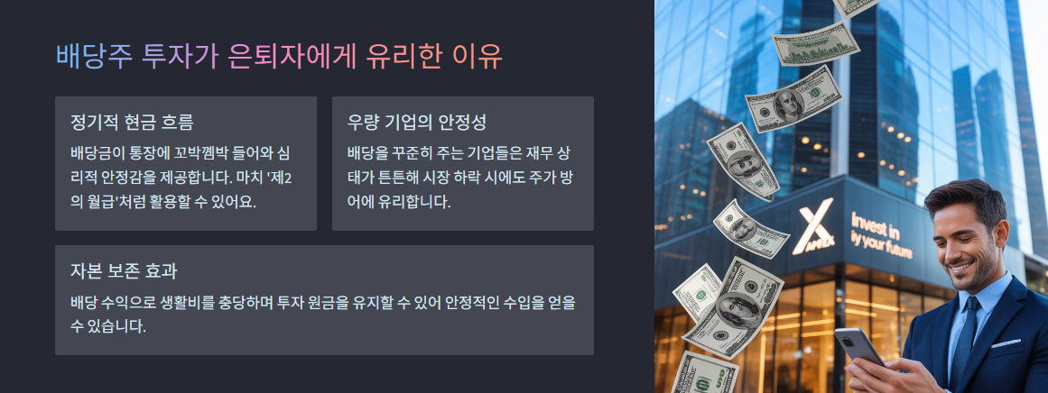 배당주 투자 은퇴자